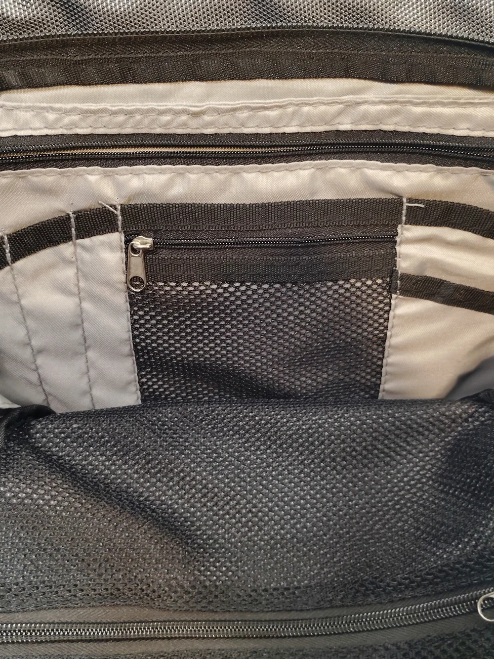 Gray& Black Laptop Messenger Bag with Shoulder Strap W/ Columbia Chronicle Logo